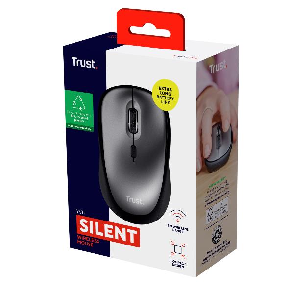 Trust Yvi Plus - Mouse - silenzioso - …