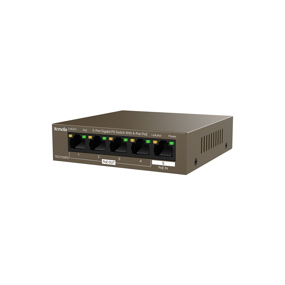 Tenda TEG1105PD - Switch - PD - 4 …