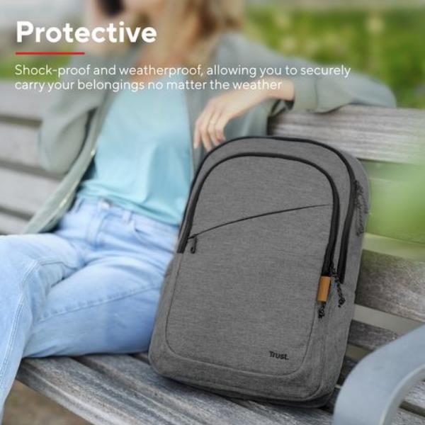 Trust Avana - Zaino porta computer - eco-compatibile …