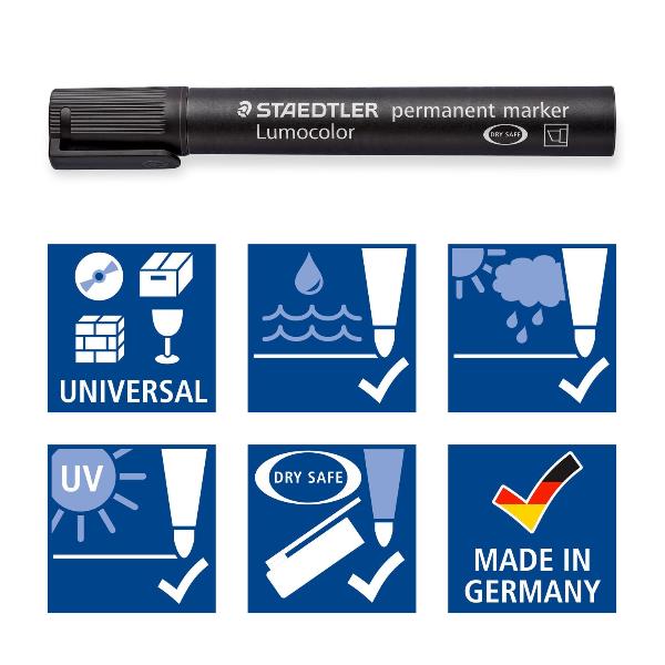 STAEDTLER Lumocolor 350 - Marcatore - permanente - …