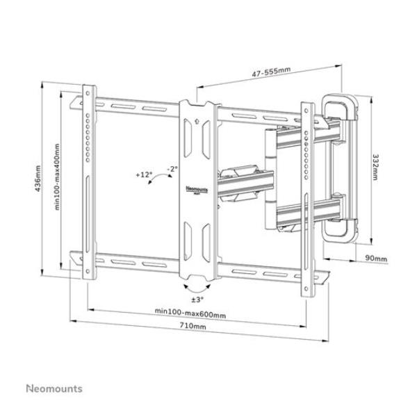 Neomounts by Newstar Select WL40S-850BL16 - Kit montaggio …