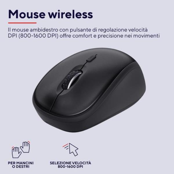 TKM-360 WIRELESS KEYBOARD MOUSE IT