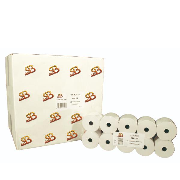 Rotolo per calcolatrice - 57 mm x 28 …