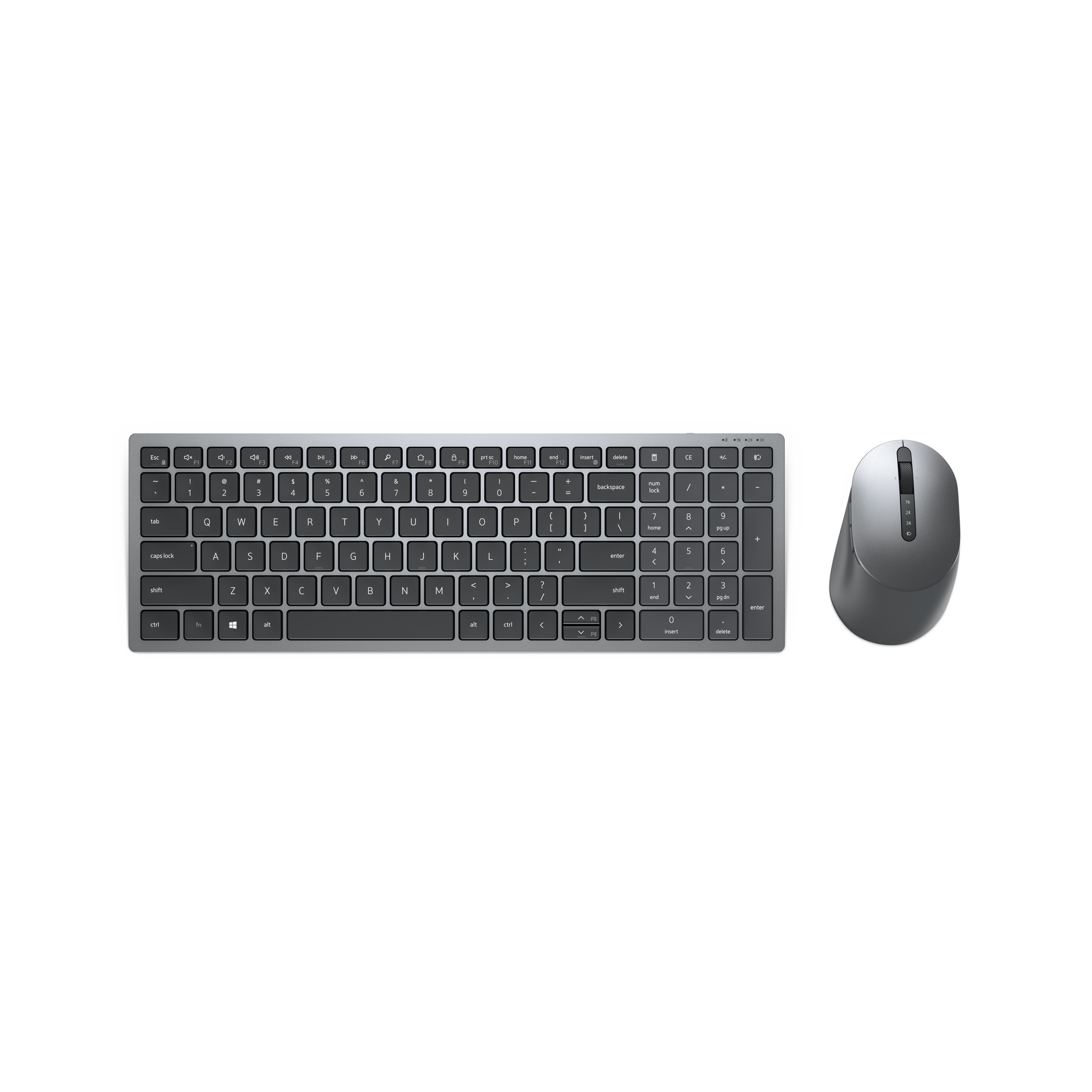 Dell Multi-Device Wireless Keyboard and Mouse Combo KM7120W …