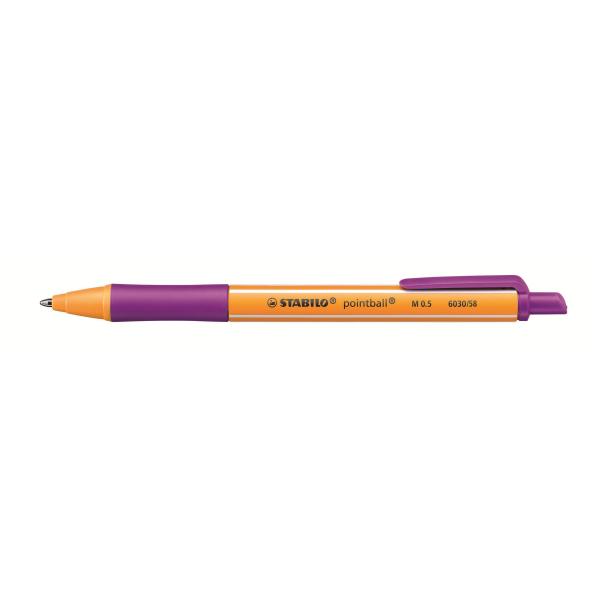 STABILO pointball - Penna a sfera - lilla …