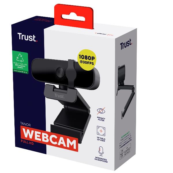 Trust WEBCAM FULL HD1080P - 85% PLASTICA RICICLATA …