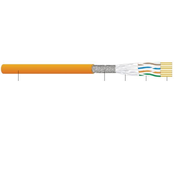 Datwyler CAVO SFTP CAT.8 CCA ARANCIO 1000M