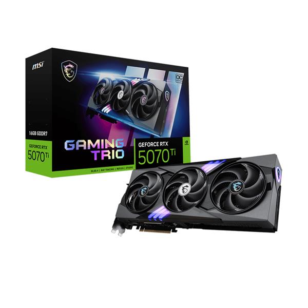 MSI GEFORCE RTX 5070 Ti 16G GAMING TRIO …