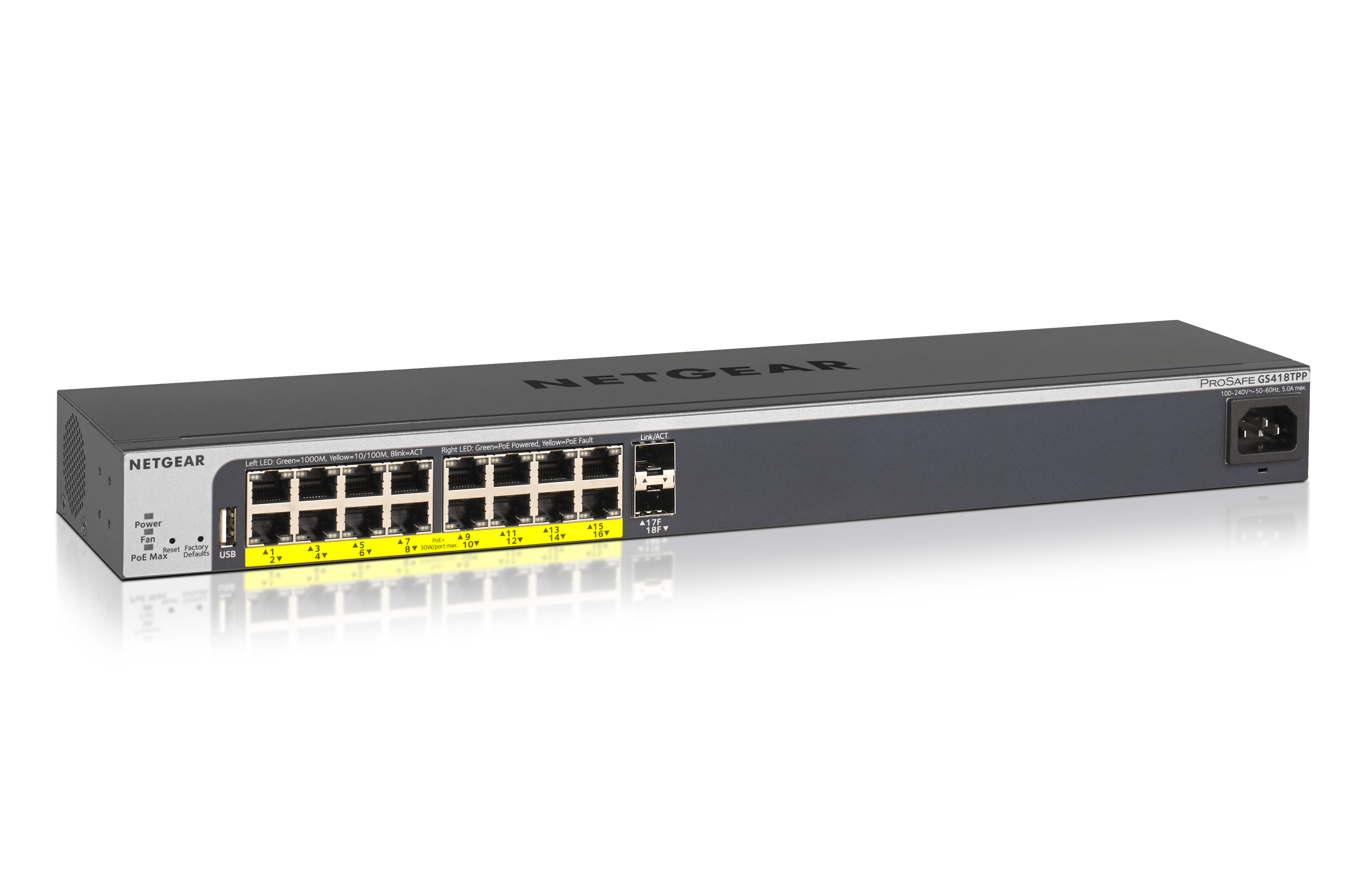 NETGEAR Smart GS418TPP - Switch - L3 Lite …