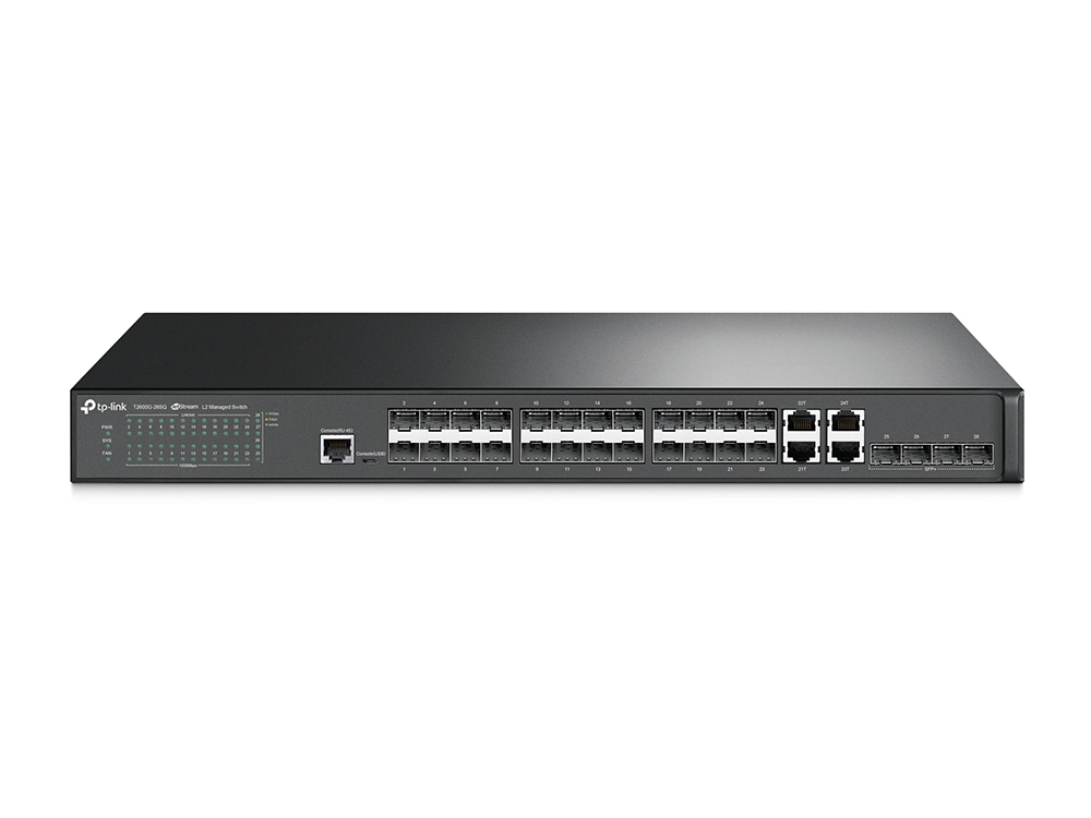 TP-Link JetStream T2600G-28SQ - Switch - L2+ - …