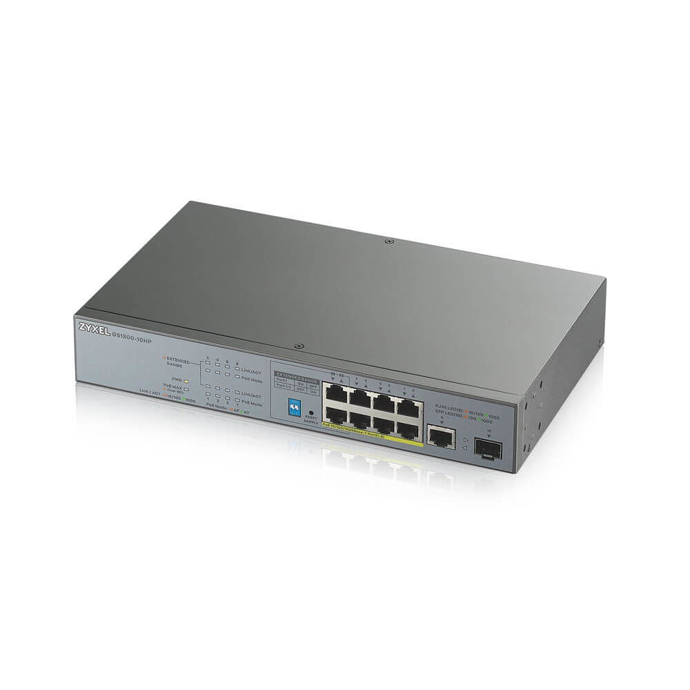 Zyxel GS1300-10HP - Switch - 8 x 10/100/1000 …