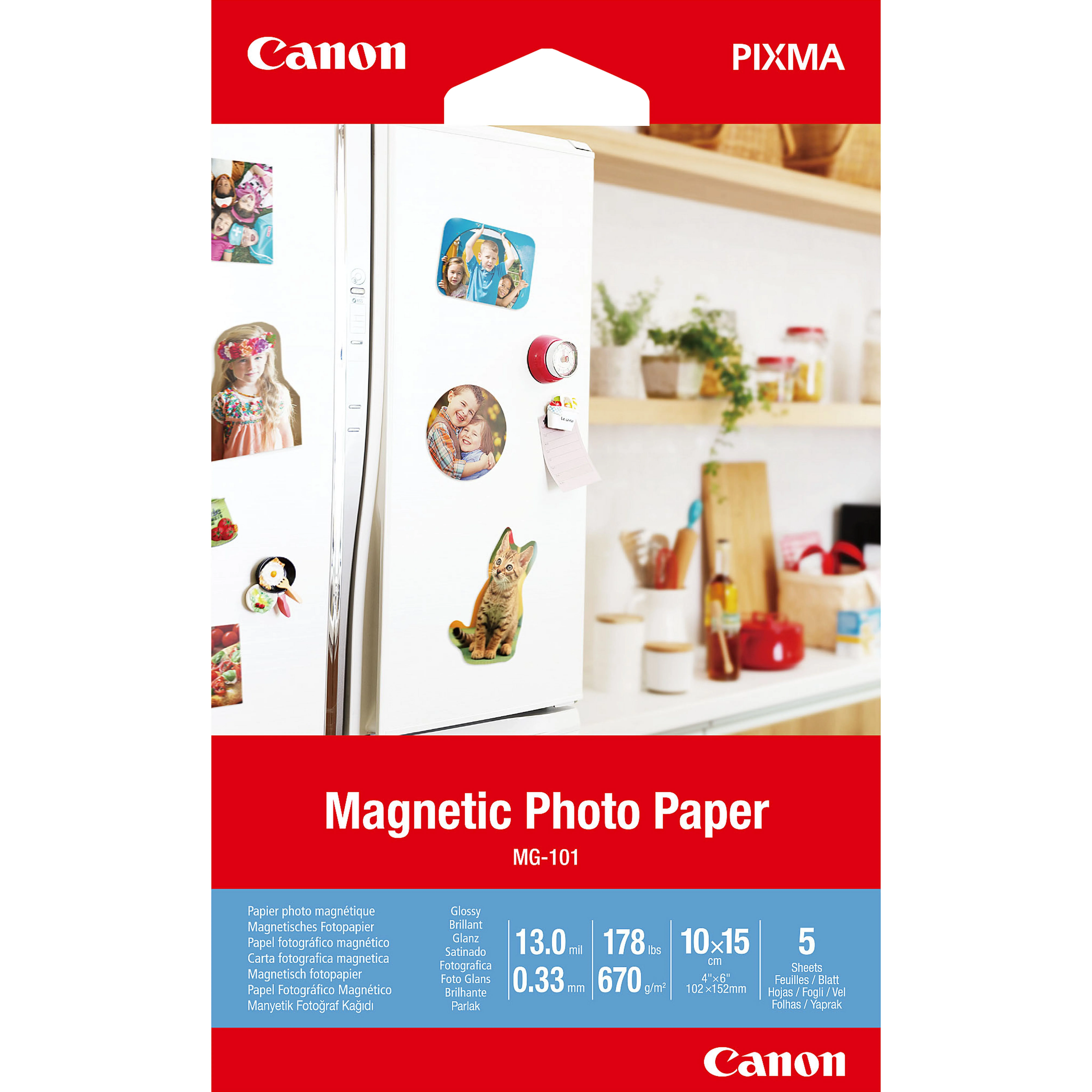 Canon Magnetic Photo Paper MG-101 - Lucido - …
