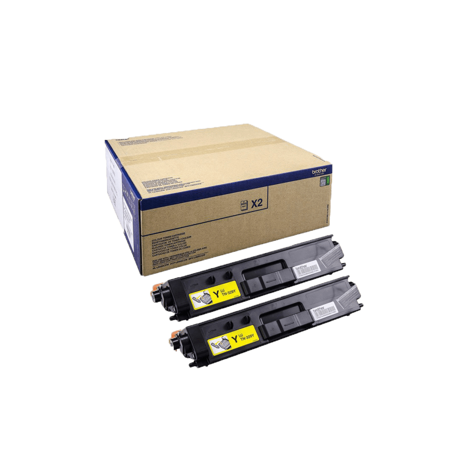 Brother TN329Y - Confezione da 2 - giallo …