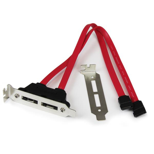 StarTech.com Adattatore su staffa a basso profilo 2 …