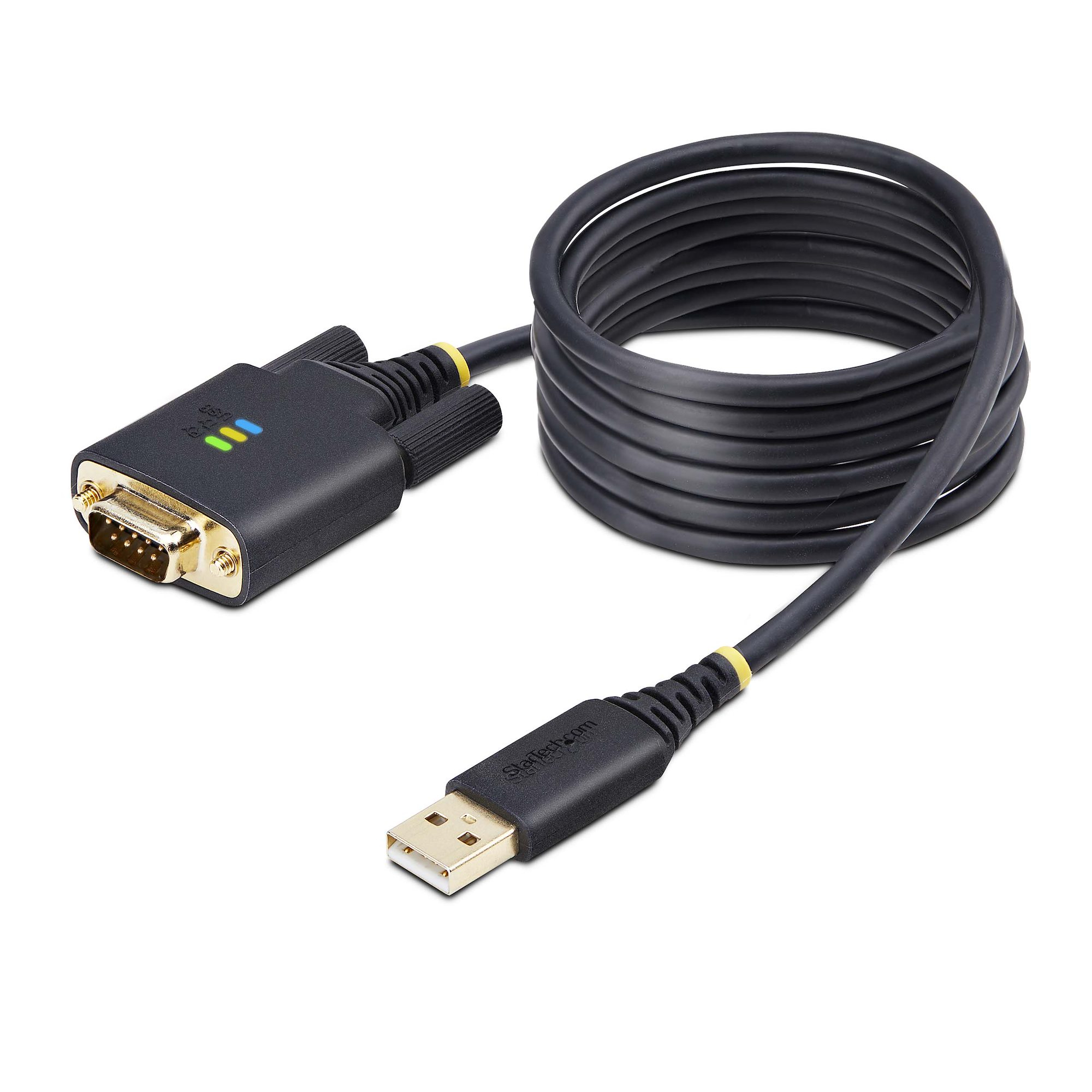 StarTech.com 6.6ft (2m) USB to Serial Adapter Cable, …