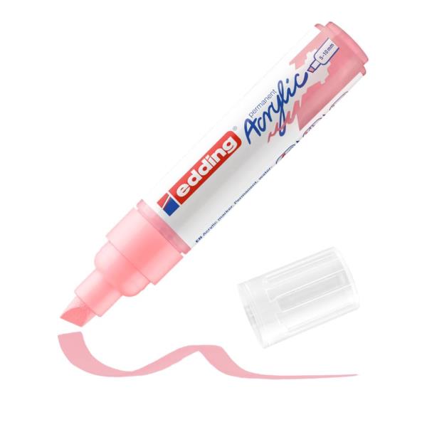 Edding 5000 Acrylic Marker Broad, Rosa, Punta smussata, …