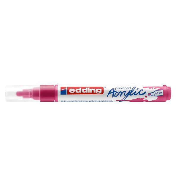 Edding 5300 acrylic marker fine, Magenta, Magenta, Medio, …