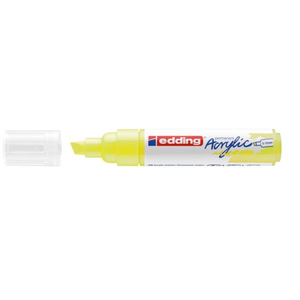 Edding E-5000065, Giallo, Punta smussata, Giallo, 5 mm, …