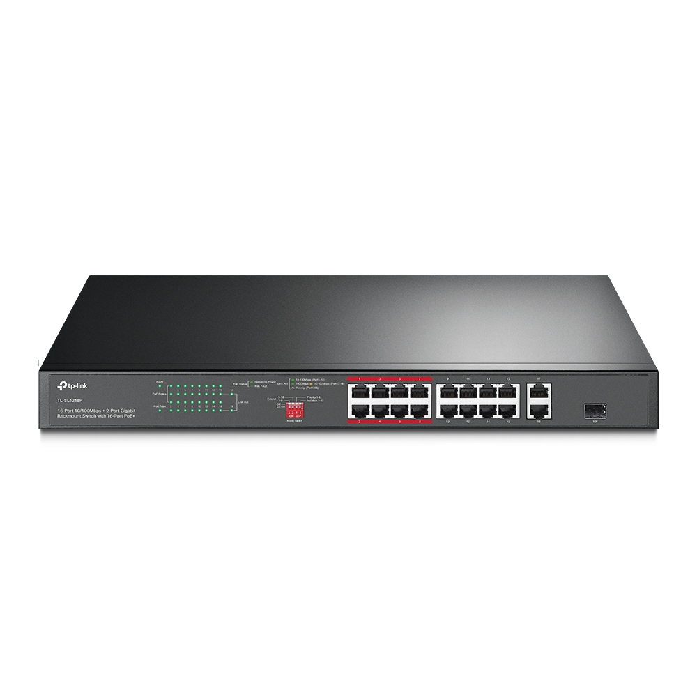 TP-Link TL-SL1218P, Non gestito, Gigabit Ethernet (10/100/1000), Supporto …