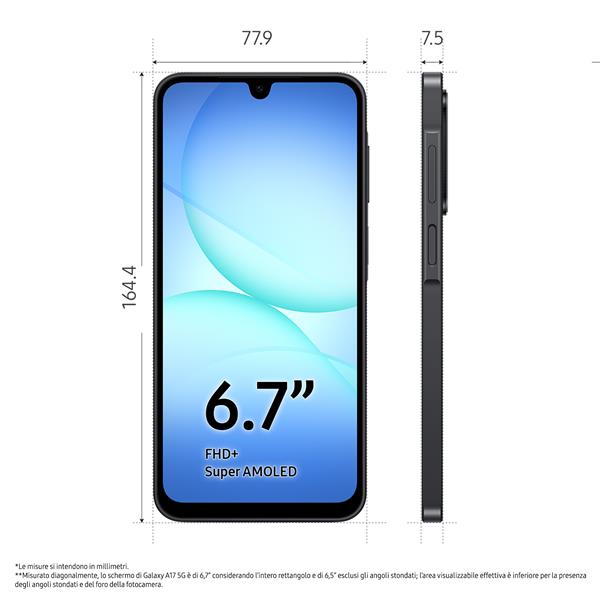 Samsung Galaxy A17 5G, 17 cm (6.7ʺ), 4 …