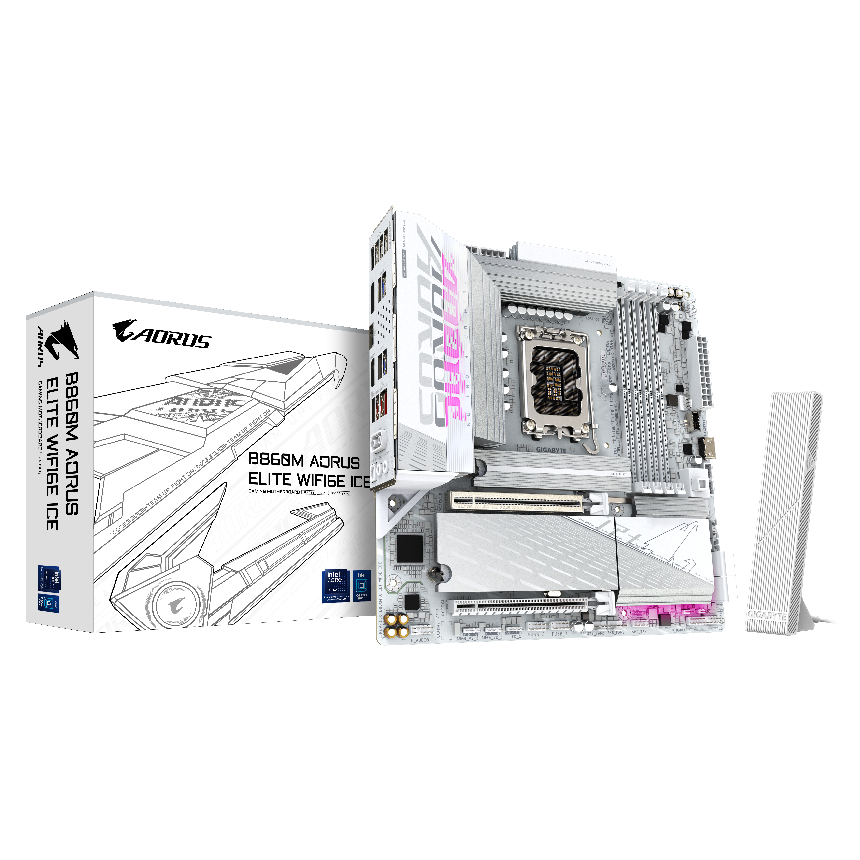 GIGABYTE B860M AORUS ELITE WF6E ICE Scheda madre …