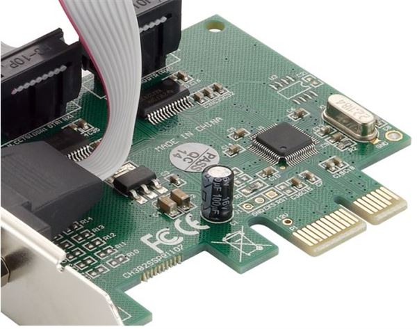 Conceptronic SRC01G, PCIe, RS-232, PCIe 1.1, Verde, Cina, …