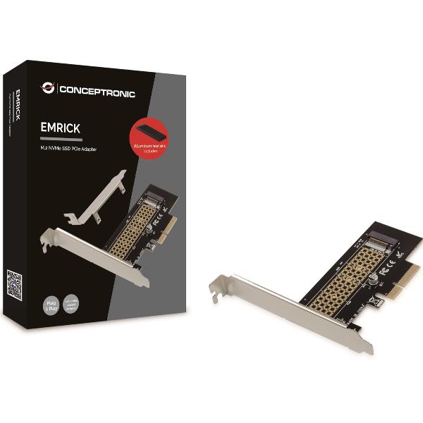 Conceptronic EMRICK05BS, PCIe, M.2, PCIe 3.0, Cina, Windows …