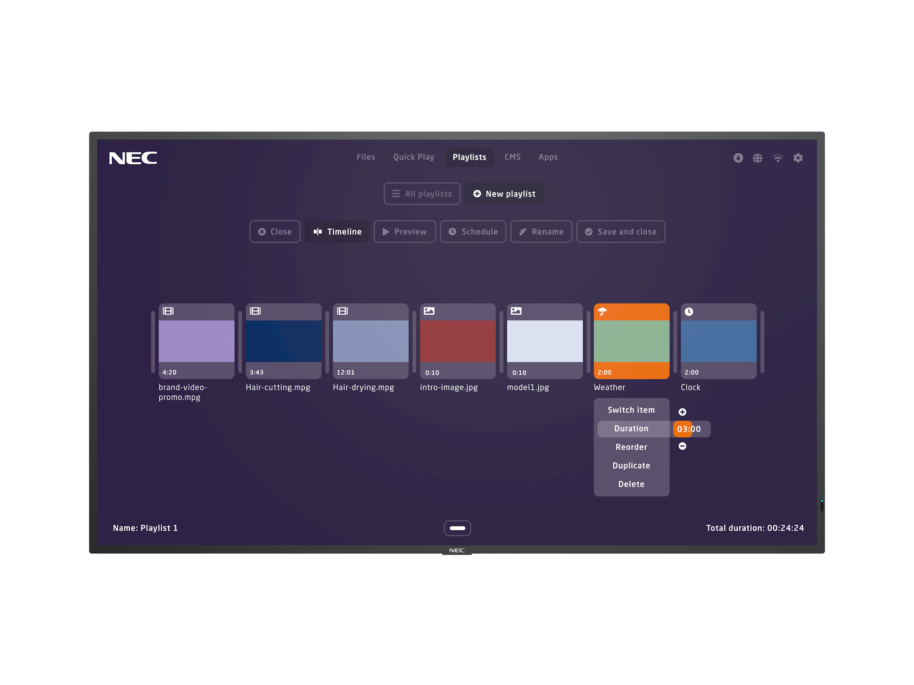 NEC MultiSync M491-MPi4, 124,5 cm (49ʺ), LCD, 3840 …