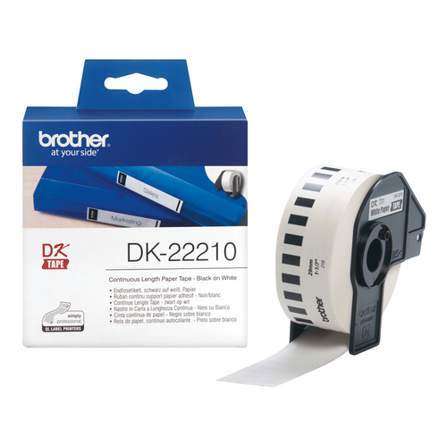 Brother DK-22210 - Nero su bianco - Rotolo …