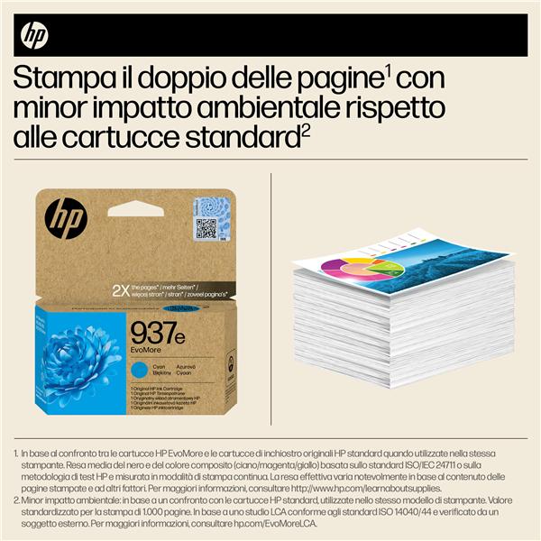 HP 937e EvoMore - Ciano - originale - …