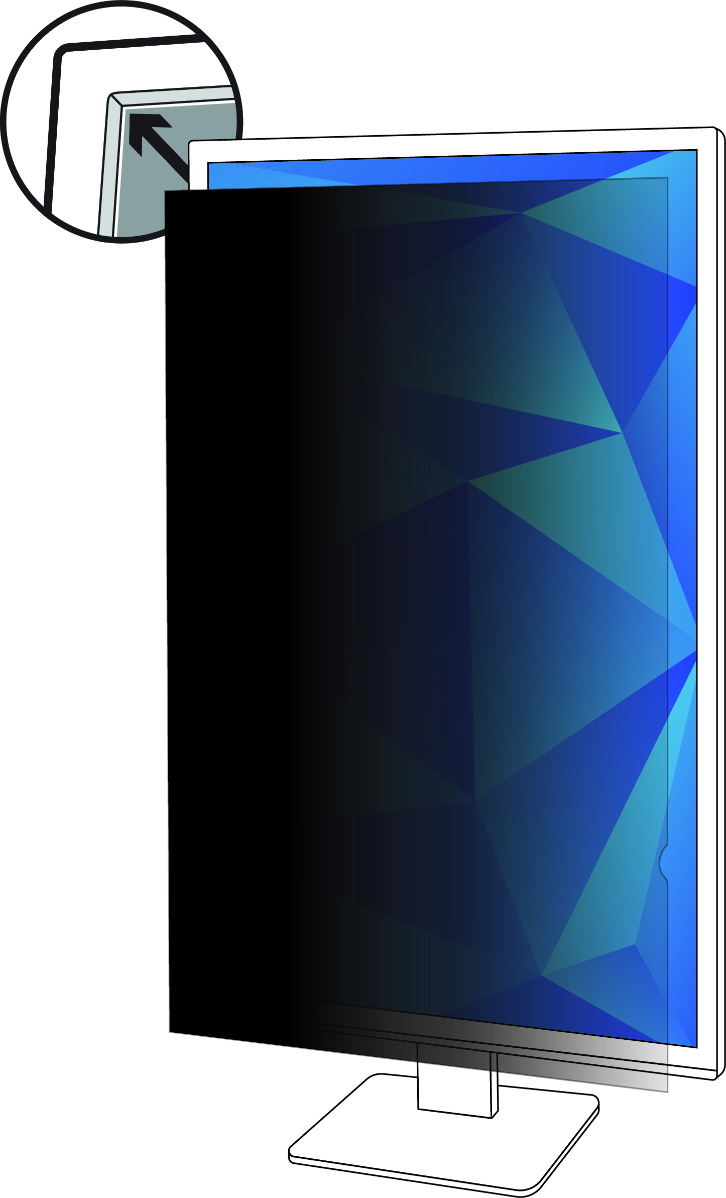 Filtro 3M Privacy for 25" Monitors 16:9 - …