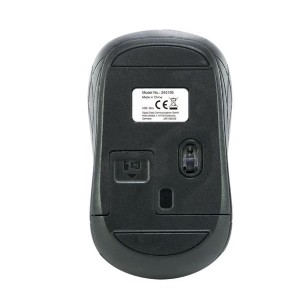 MINI OPTICAL WIRELESS MOUSE GREY
