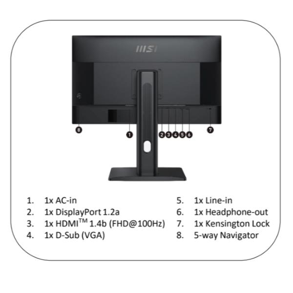 MSI PRO MP275PG, 68,6 cm (27ʺ), 1920 x …