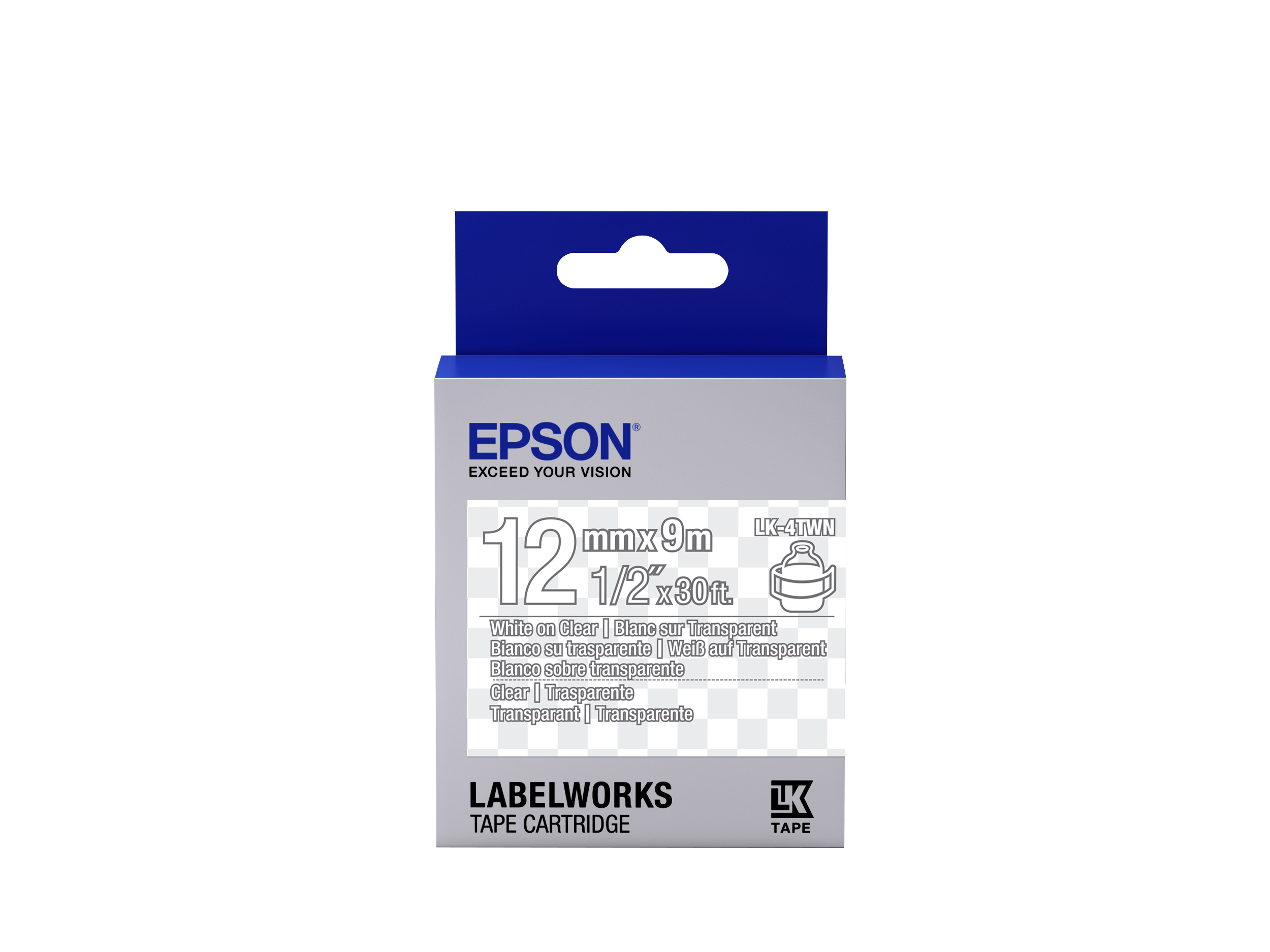 S654013 NASTRO EPSON LK-4TWN W12/L9