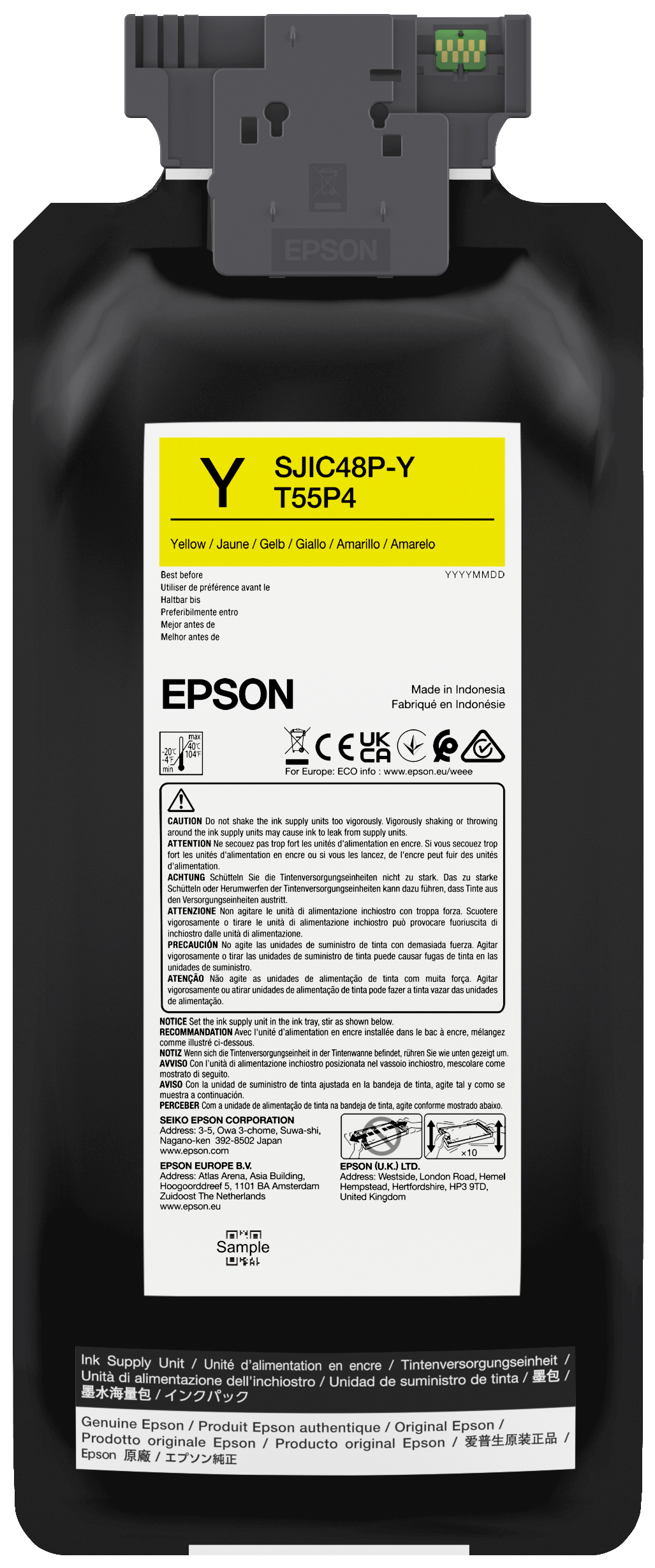 T55P340 CARTUCCIA GIALLO C8000E