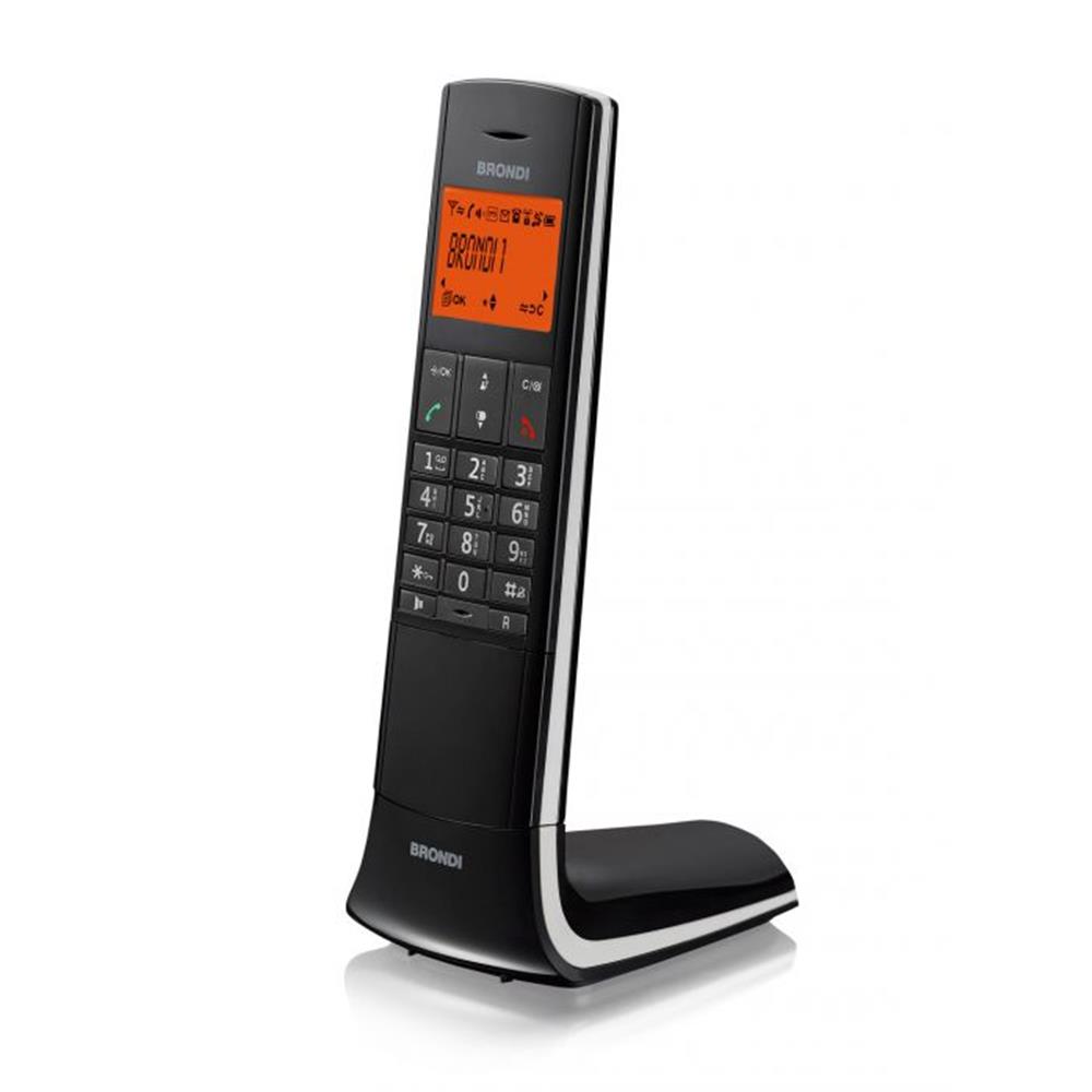 Telefono Cordless Brondi Lemure Nero - <ul> <li>Grande …