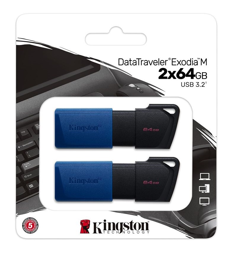 Kingston DataTraveler - Chiavetta USB - 64 GB …