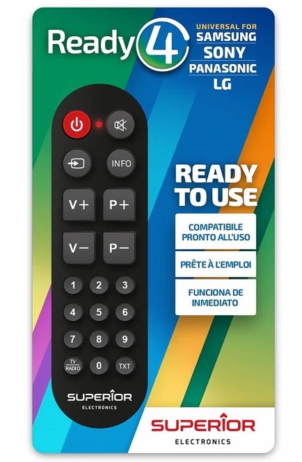 Superior Telecomando Ready 5 Universale (Samsung,LG,Panasonic,Sony) - <ul> …