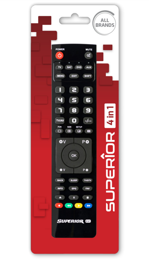 Superior Telecomando Universale 4 in 1 Light - …