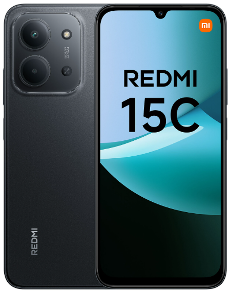 Xiaomi Redmi 15c 4+256GB 6.9" 4G Midnight Black …