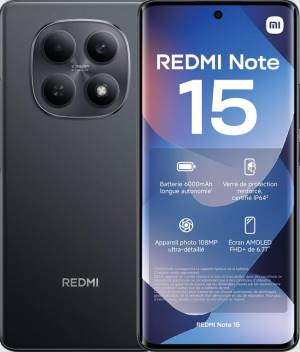 Xiaomi Redmi Note 15 6+128GB 6.77" NFC Black …