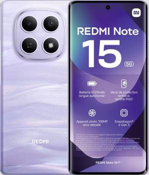 Xiaomi Redmi Note 15 8+512GB 6.77" 5G Mist …