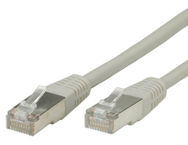 CAVO RETE S/FTP CAT.6 2MT GRIGIO DOPPIA SCHERMATURA