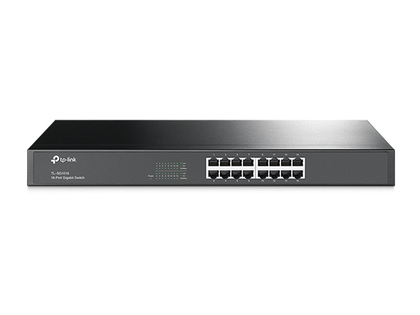 SWITCH 16P GIGABIT RACK MOUNTABLE S STEEL CASE …