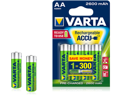 BATTERIA STILO AA RICARICABILE 2600MAH CONF.BLISTER 4PZ