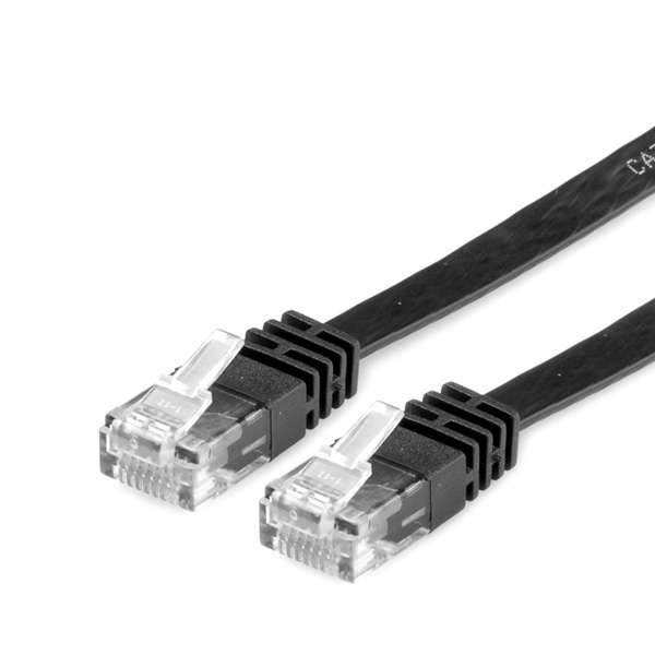 CAVO RETE UTP CAT.6A 1MT FLAT NERO NO …