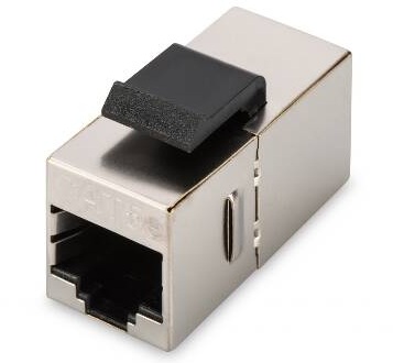 COUPLER CAT.5E RJ45 UTP F/F NERO CON GANCI …