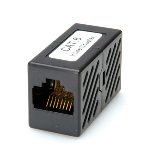 COUPLER CAT.6 RJ45 UTP F/F NERO