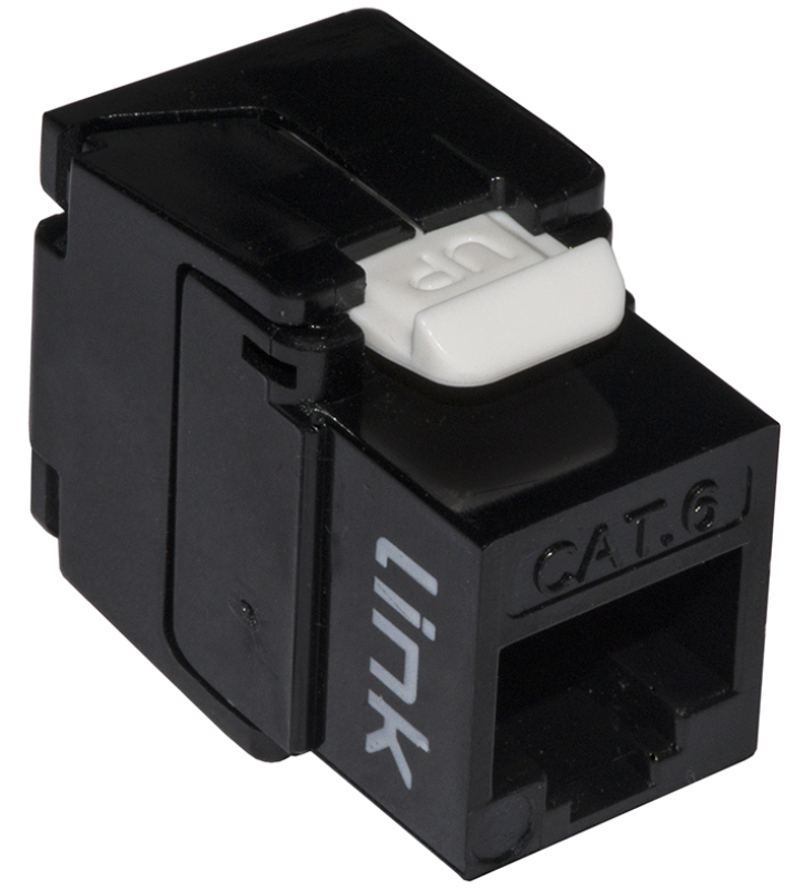 KEYSTONE UTP CAT.6 RJ45 NERO 180? TOOLESS CONTATTI …