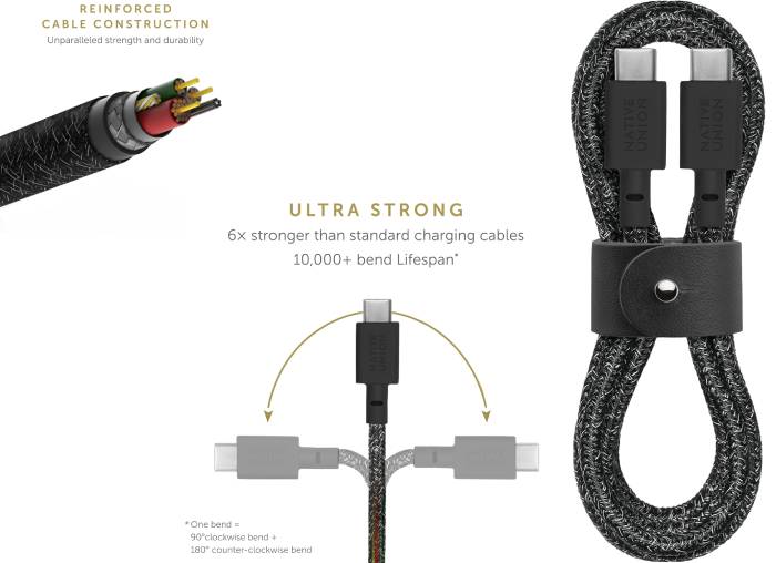 BELT CABLE-TYPE-C-C COSMOS 1.2M USB-C TO USB-C